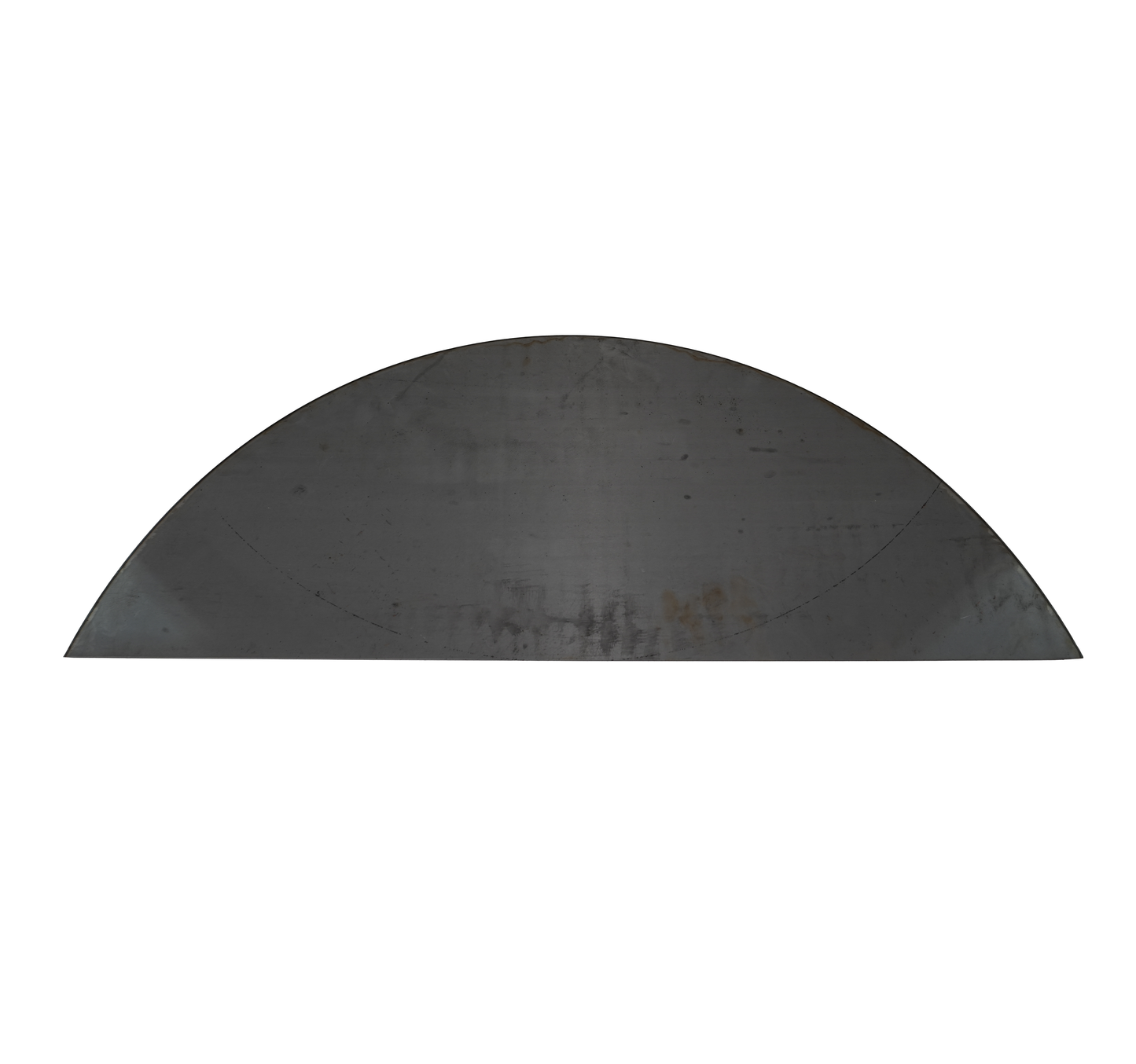 Fender Back, Single Axle, Smooth, Precut, 18 GA, 12"x30.875", 16" Rad