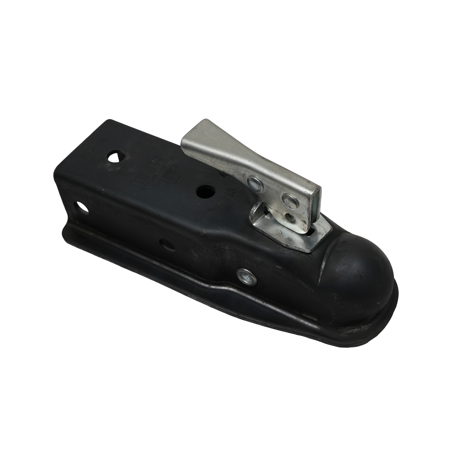 Coupler, Straight, 2" Ball, 2,1/2" Channel, Raw Finish, 3,500 Lbs