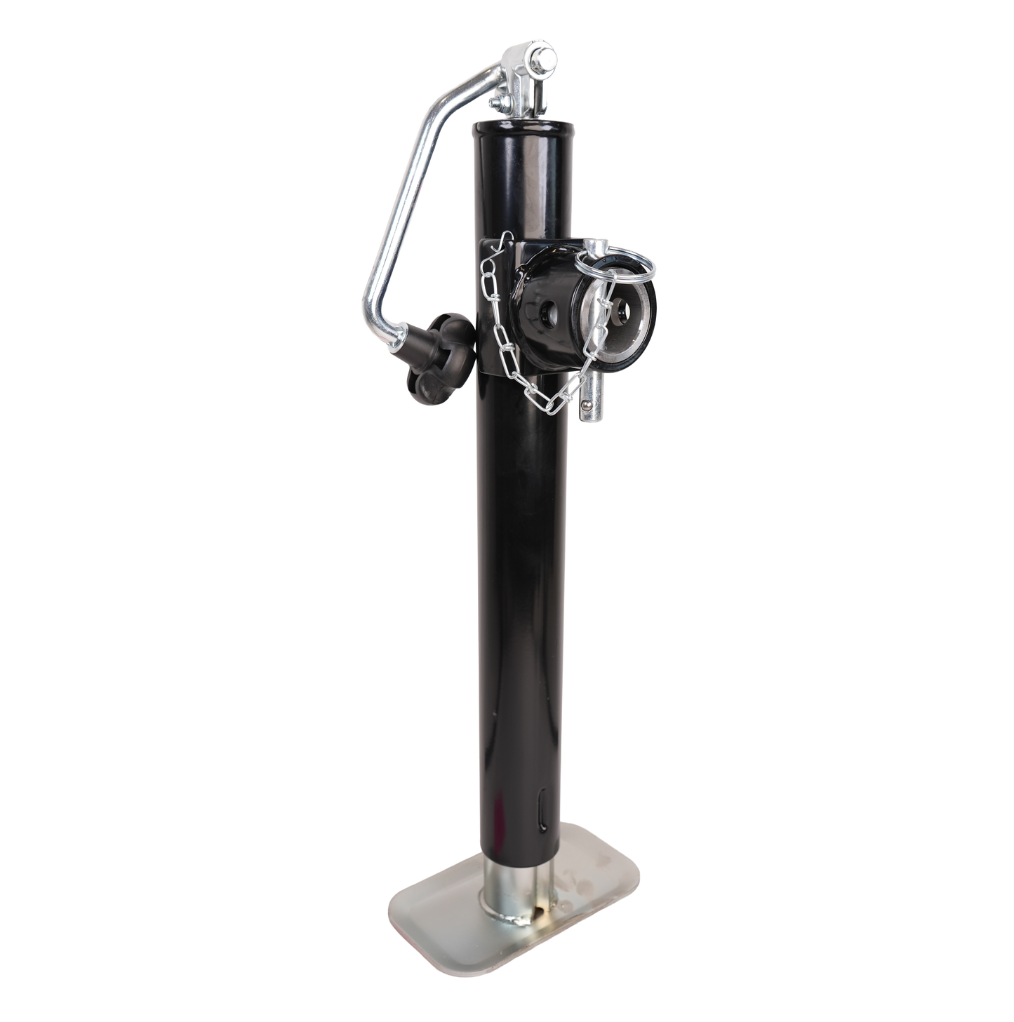 Jack, Ram, Import, Swivel, Top Wind, Pipe Mount, 15" Lift, 5,000 Lbs