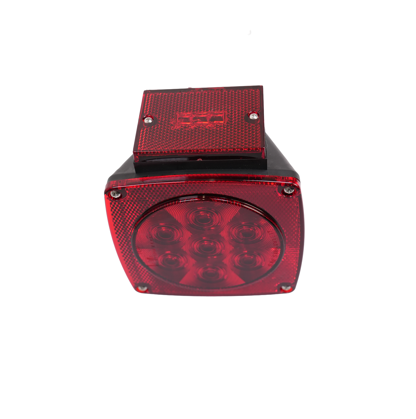 LED Light, Square, Stop, Turn & Tail, With License Illuminator, Submersible, for Over/Under 80" Wide Application