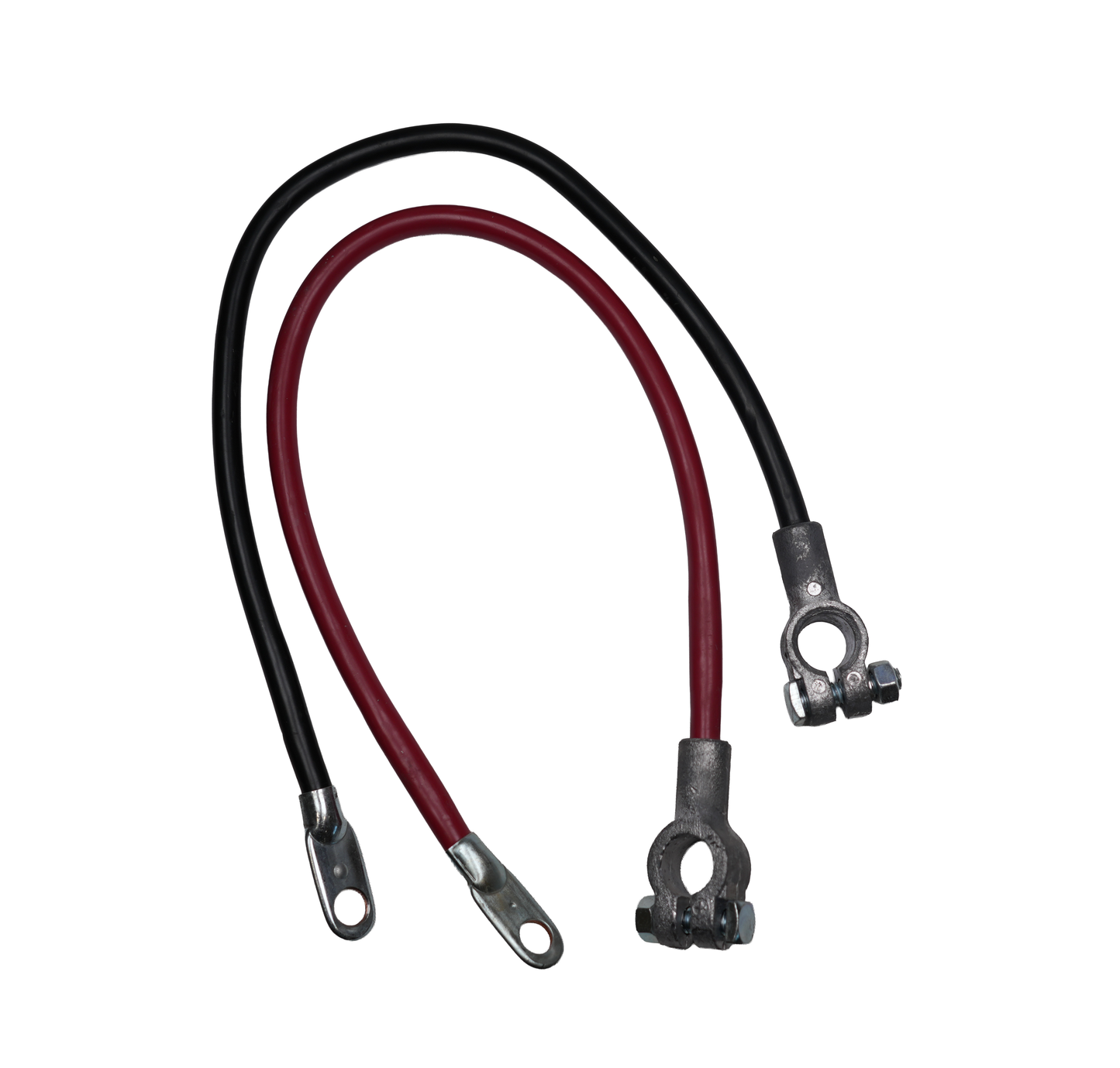 Battery Cables, One Red, One Black, GA 4, 20"