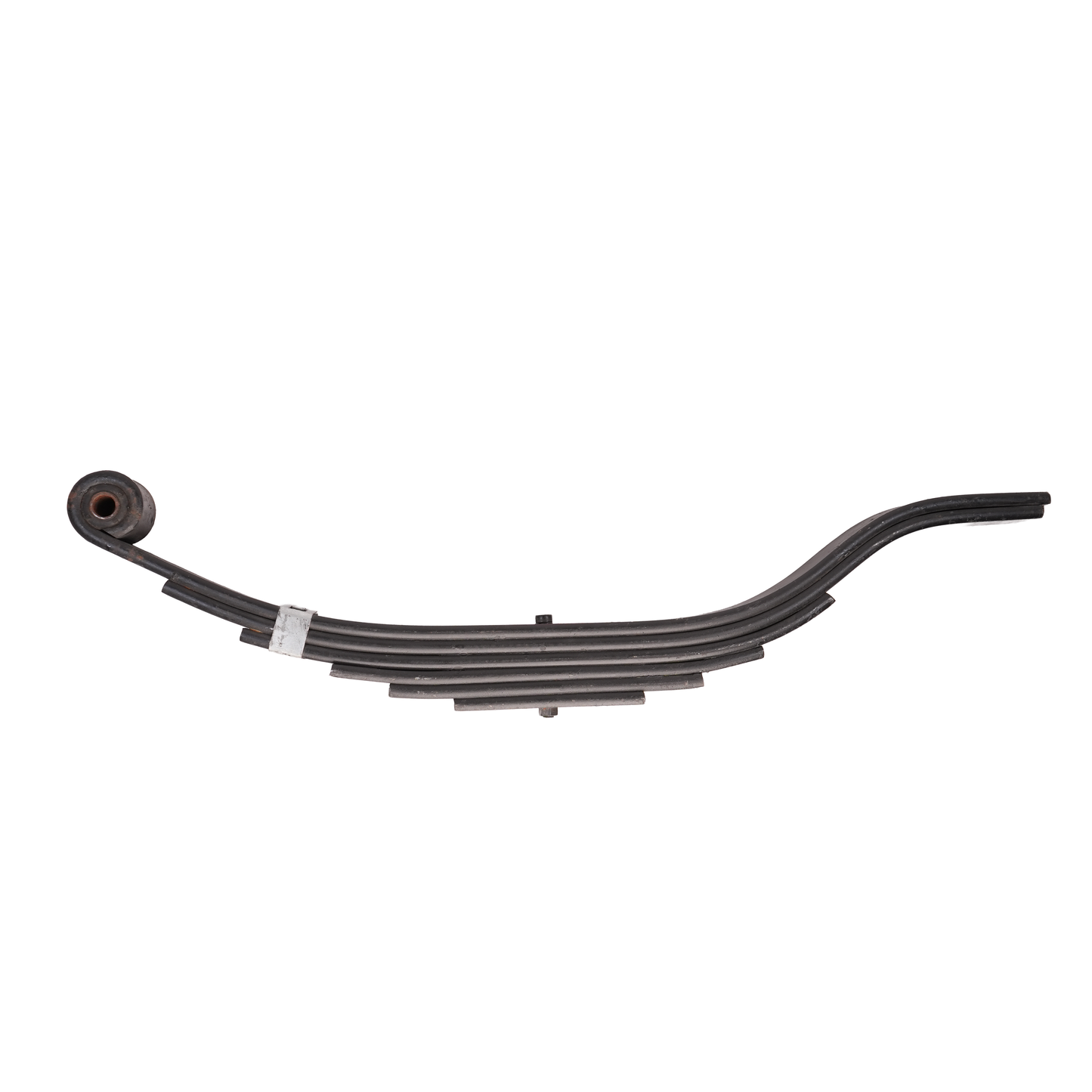 Spring, Slipper, 6 Leaf, 30" x 2", 4,500 Lbs., 5/8" Rubber Bushing.