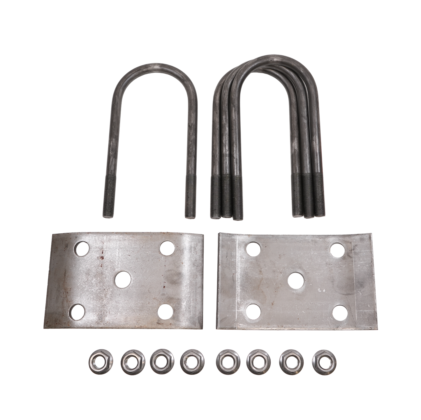 U-Bolt Kit, Round, 5,200 - 7,000 Lbs., 1/2", Boxed