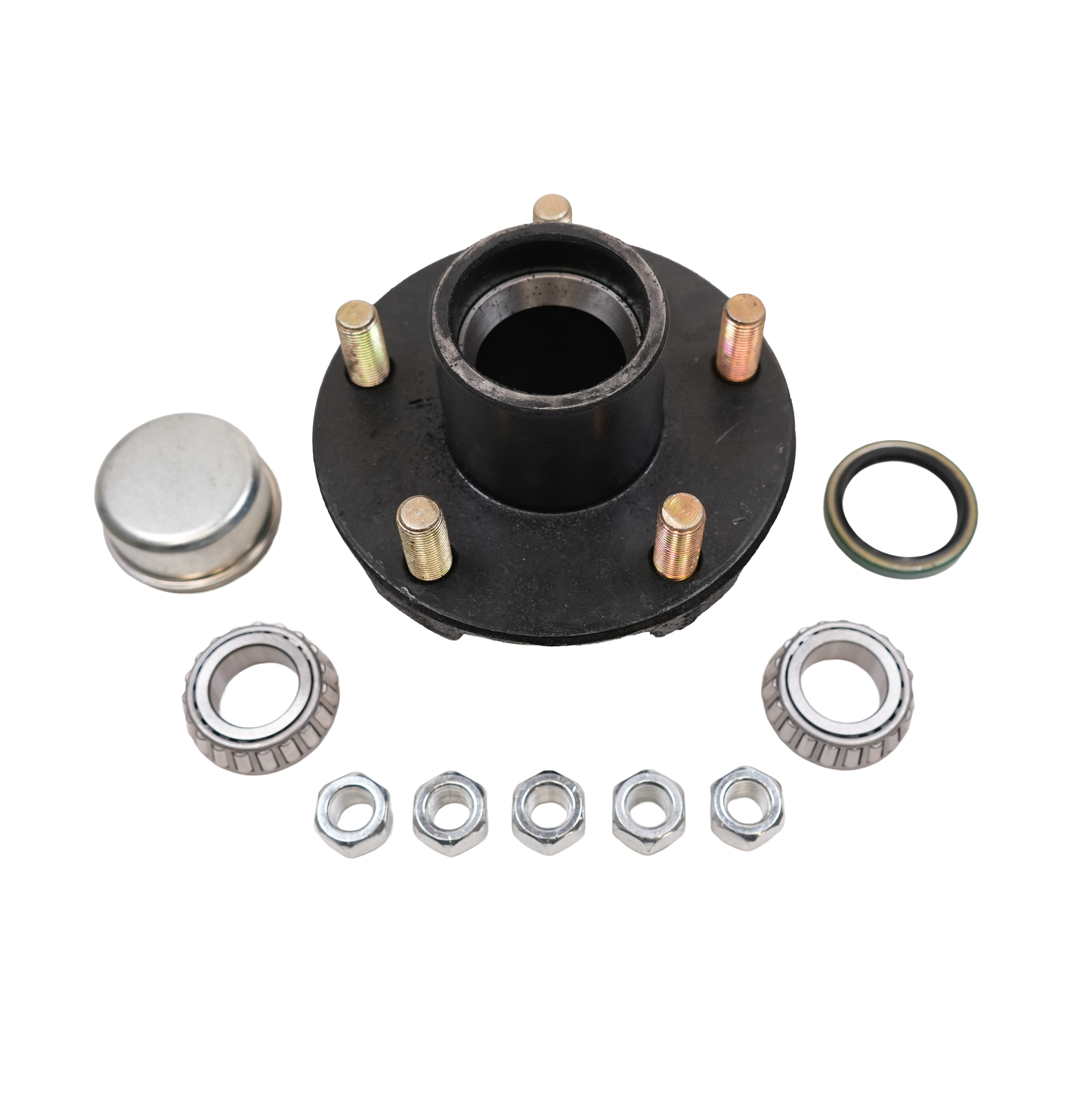 Hub, 5 on 4.5, For 2,000 Lbs. Idler Axle, Complete Kit