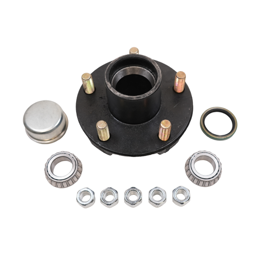 Hub, 5 on 4.5, For 2,000 Lbs. Idler Axle, Complete Kit