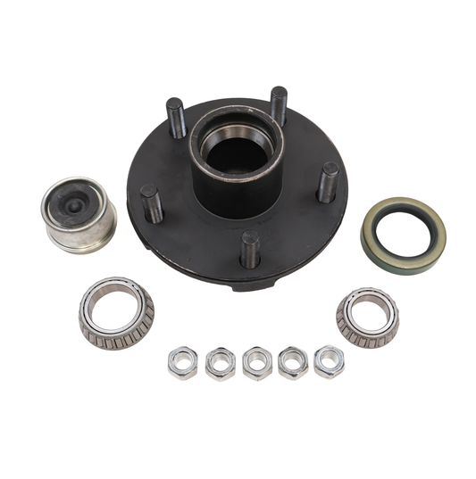 Hub, 5 on 5, For 3,500 Lbs. Idler Axle, Complete Kit