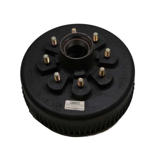 Hub/Drum, Dexter, 8 on 6.5, WHEEL STUDS: 9/16", For 8,000 Lbs. Brake Axle, Oil Bath, 008-285-11