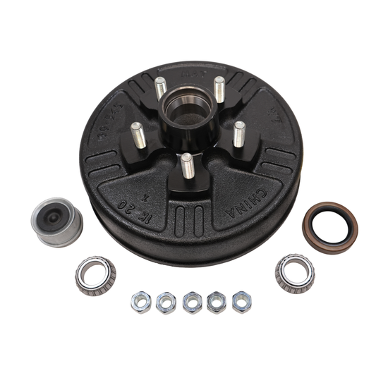 Drum, 5 on 4.5, For 3,500 Lbs. Brake Axle, Complete Kit