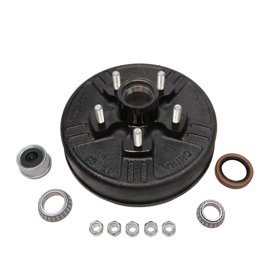 Drum, 5 on 5, For 3,500 Lbs. Brake Axle, Complete Kit