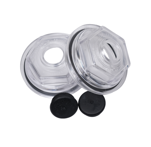 Oil Cap Kit, Dexter, Transparent, for 7K & 8K  Oil Bath Axle, Cap Number: 21-35, Kit Number: K71-038-00