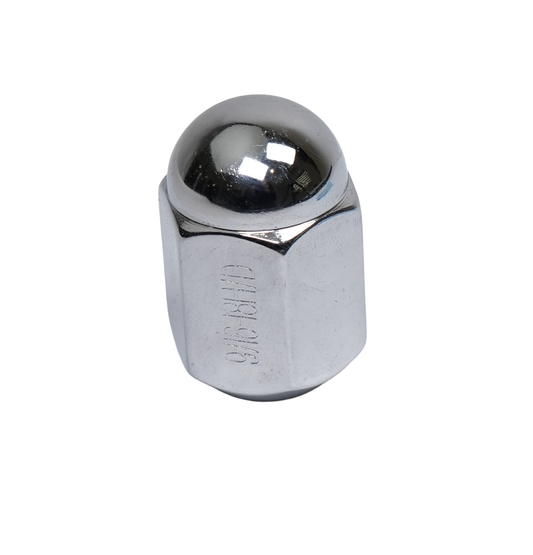 Lug Nut, Chromed, 9/16", Coned 60°, 2K - 7K