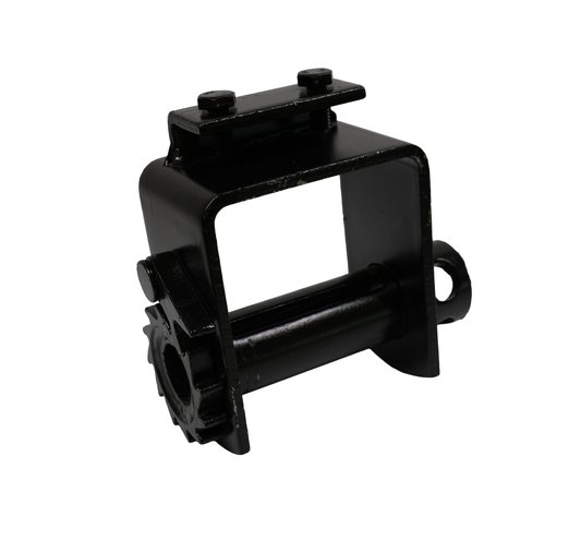 Winch, Deep Storable, Portable, 4", Bolt-On to Hold a 4" X 30' Strap