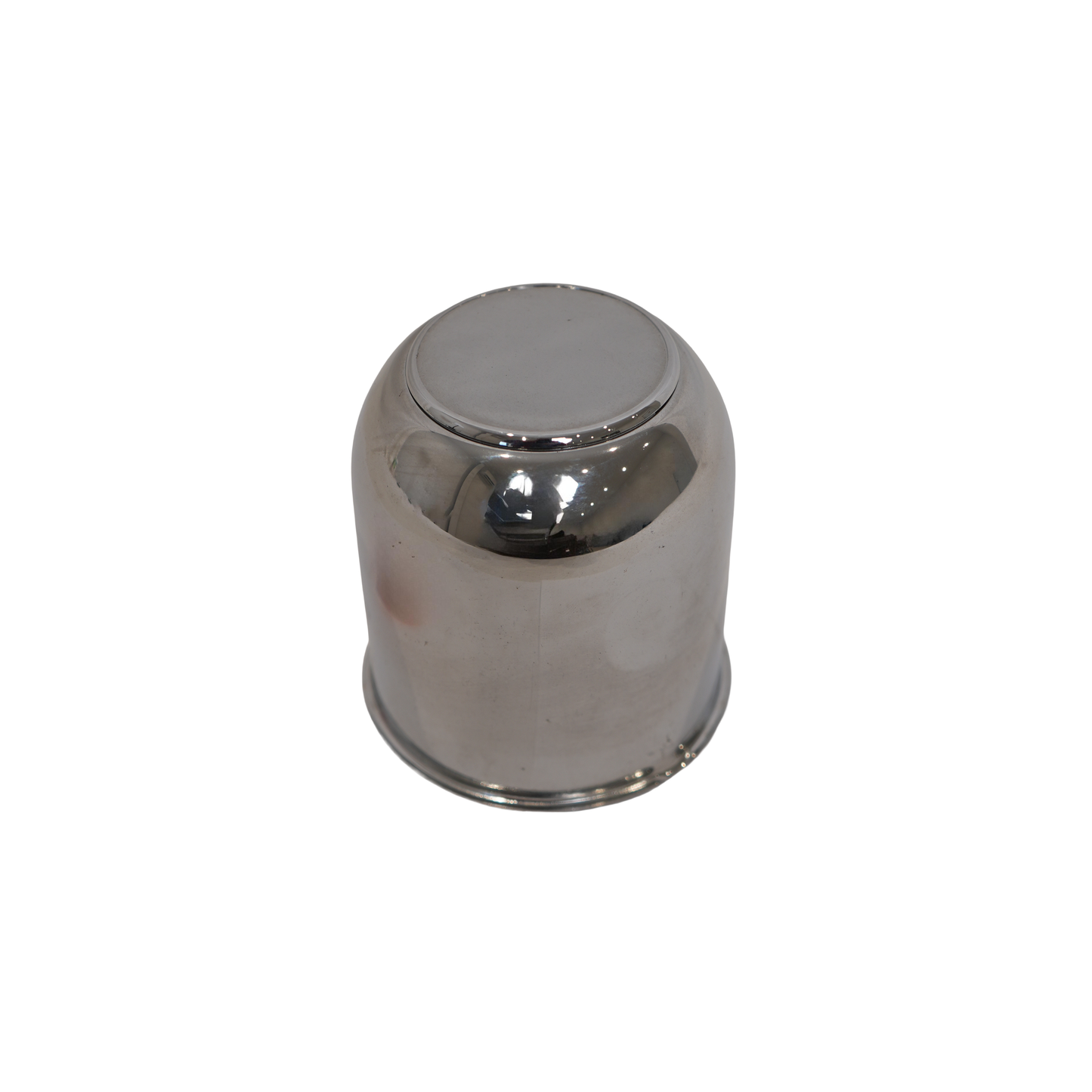 Cap Center, 3.19", Open End, Chromed, With Chromed Plug