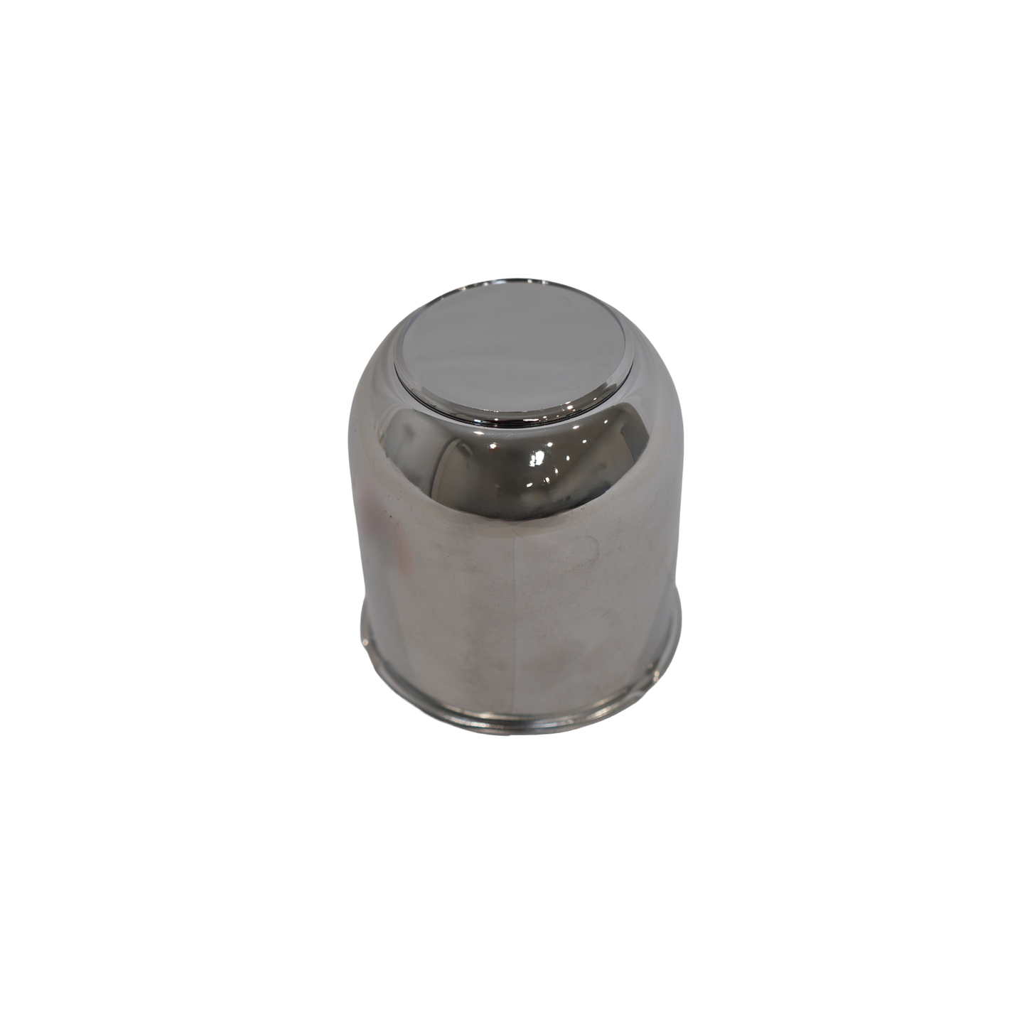 Cap Center, 3.30", Open End, Chromed, With Chromed Plug