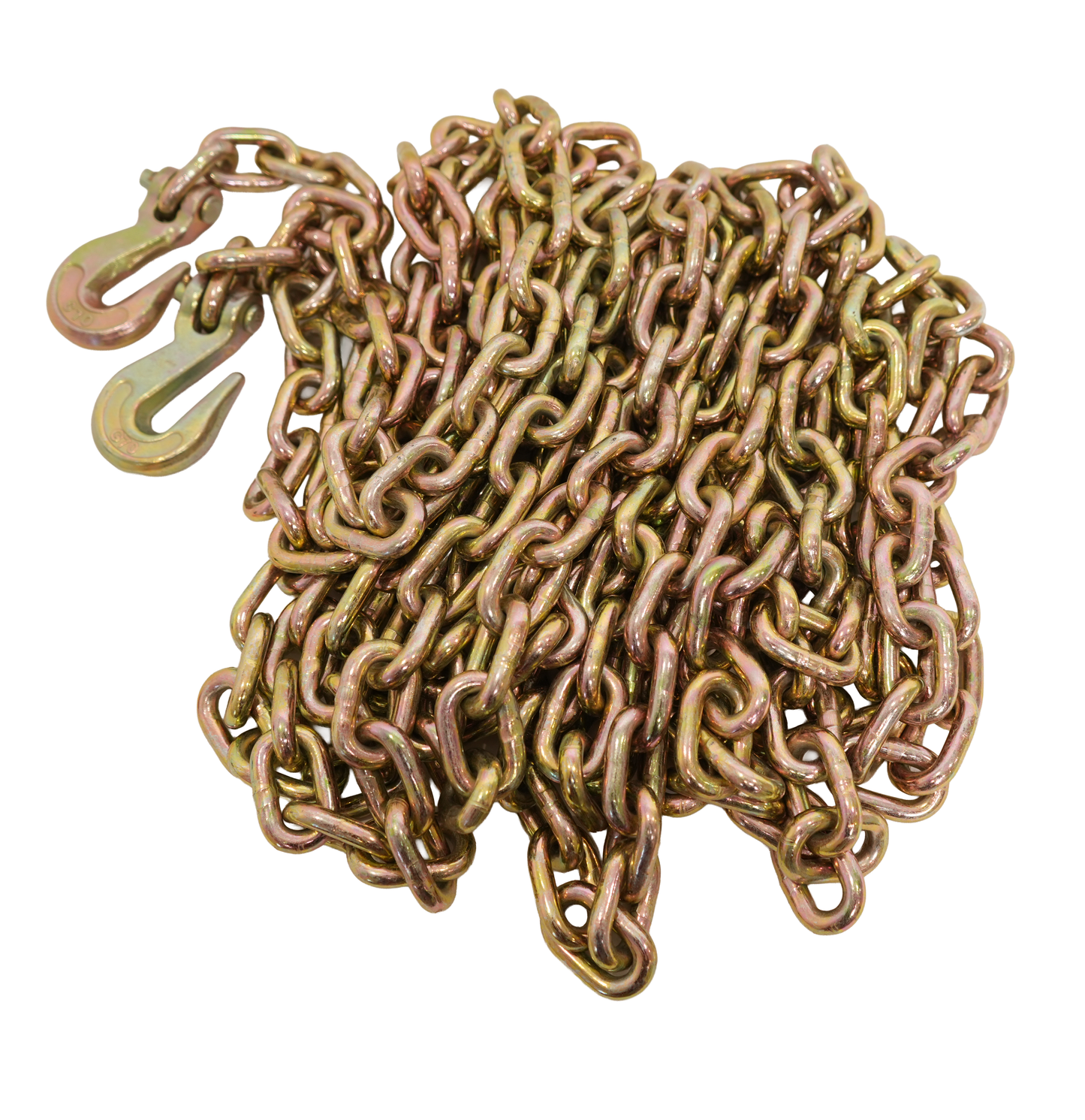 Chain, 3/8" x 20', Grade 70, with Clevis Grab Hooks