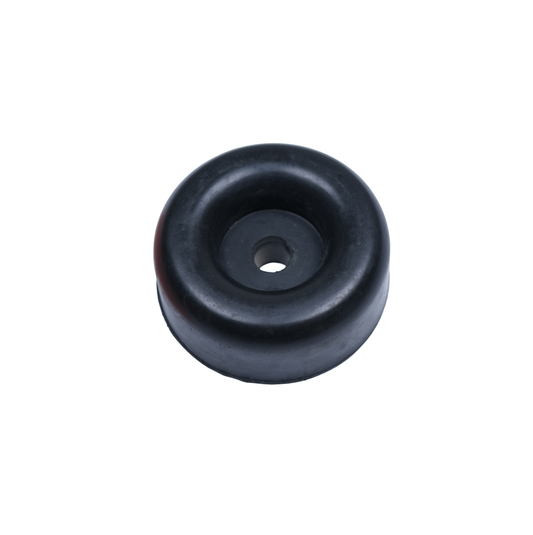Bumper, Rubber, Round, 2,1/2" W x 1" H, 3/8" Hole