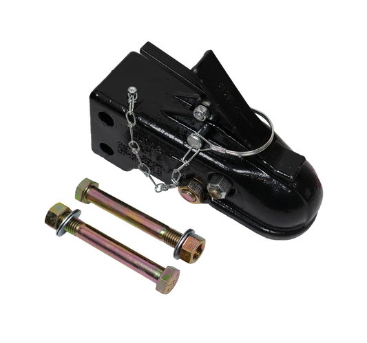 Coupler, RAM, Adjustable, 2,5/16", 15,000 Lbs., Black Powder Coat Finish, W/Bolts & Nuts