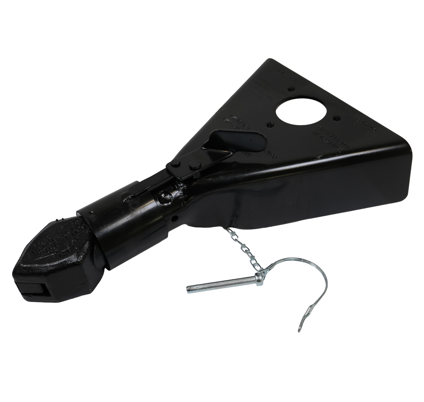 Coupler, Ram, Bulldog Style, 2", A-Frame, Black Finish, 7,000 Lbs