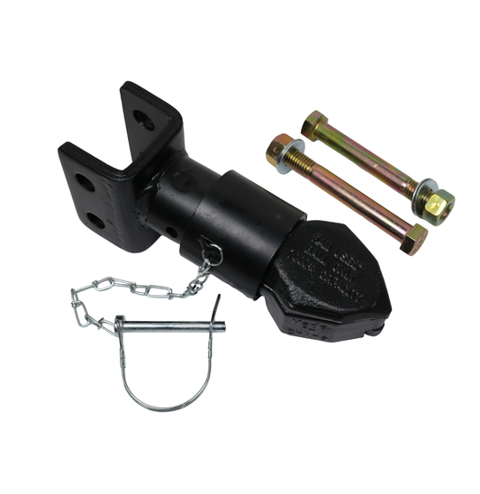 Coupler, RAM, Bulldog Style, Adjustable, 2", Black Finish, 7,000 Lbs., W/Bolts & Nuts