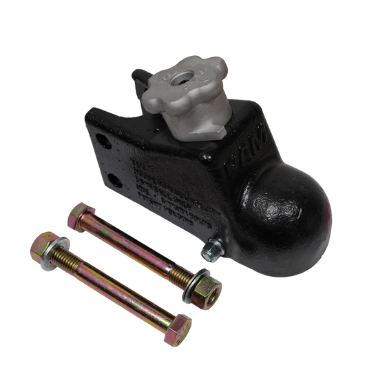 Coupler, RAM, Adjustable, 2,5/16", 21,000 Lbs., Black Powder Coat Finish, W/Bolts & Nuts