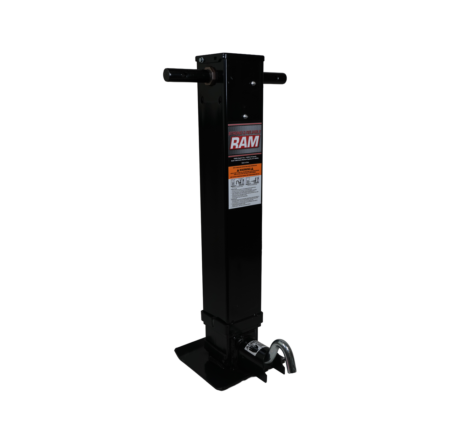 Jack, Ram, 10,000 Lbs., Spring Return, SideWind, Front Pull, NO Crank Handle