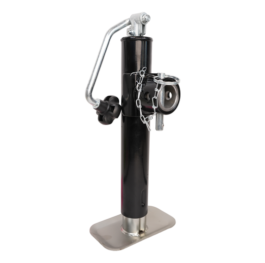 Jack, Ram, Import, Swivel, Top Wind, Pipe Mount, 10" Lift, 2,000 Lbs