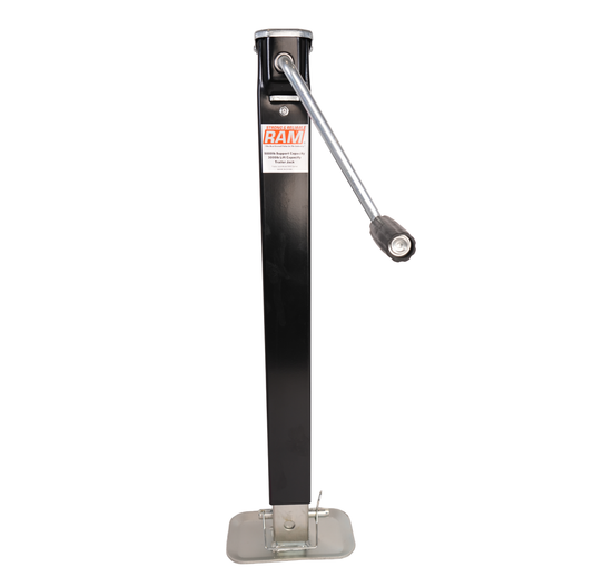 Jack, Ram, 2.5" Square, Side wind, Drop leg, 5,000 Lbs
