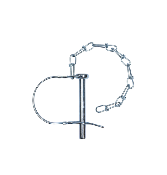 Safety Pin, 5/16", W/Chain for Couplers