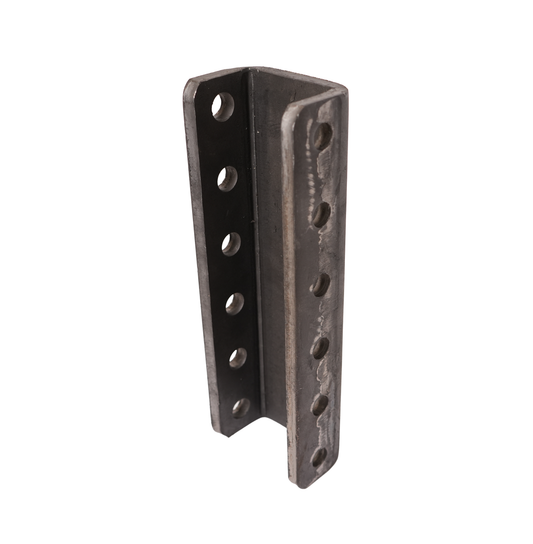 Channel, 5 Position 6 Hole, 3" Wide, 1/2" Thick, 15,000 Lbs. Capacity, For Adjustable Coupler