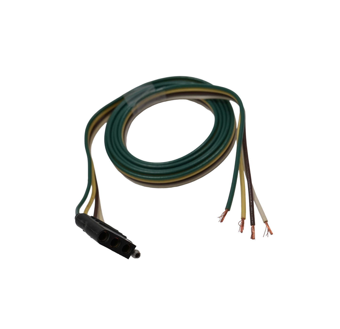 Connector, 4-Way, Flat, Female, Truck End, 48" Lead