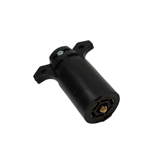 Connector, RV 7-Way, Male, (Blade Type), Plastic