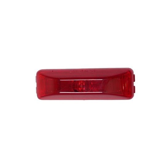 LED Light, Rectangular, 3,3/4" x 1,3/16", Clearance/Marker, Red