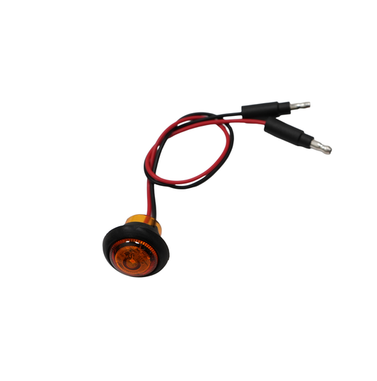 LED Light, Mini, 3/4", Clearance/Marker, Amber