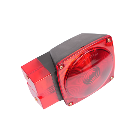 Incandescent Light, Square, Stop, Turn & Tail, W/O License Illuminator, for Over 80" Wide Application