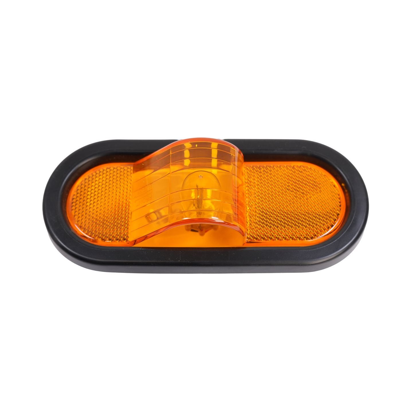Incandescent Light, Oval, Turn Signal, Amber, Bubble Style, Kit with Grommet & Plug