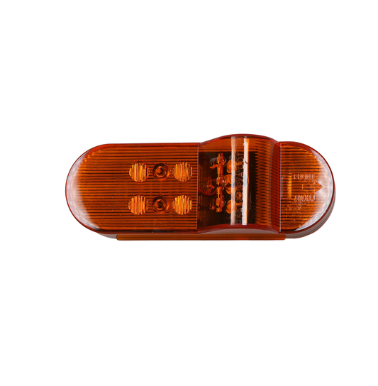 LED Light, Oval, Turn Signal, Amber, Bubble Style