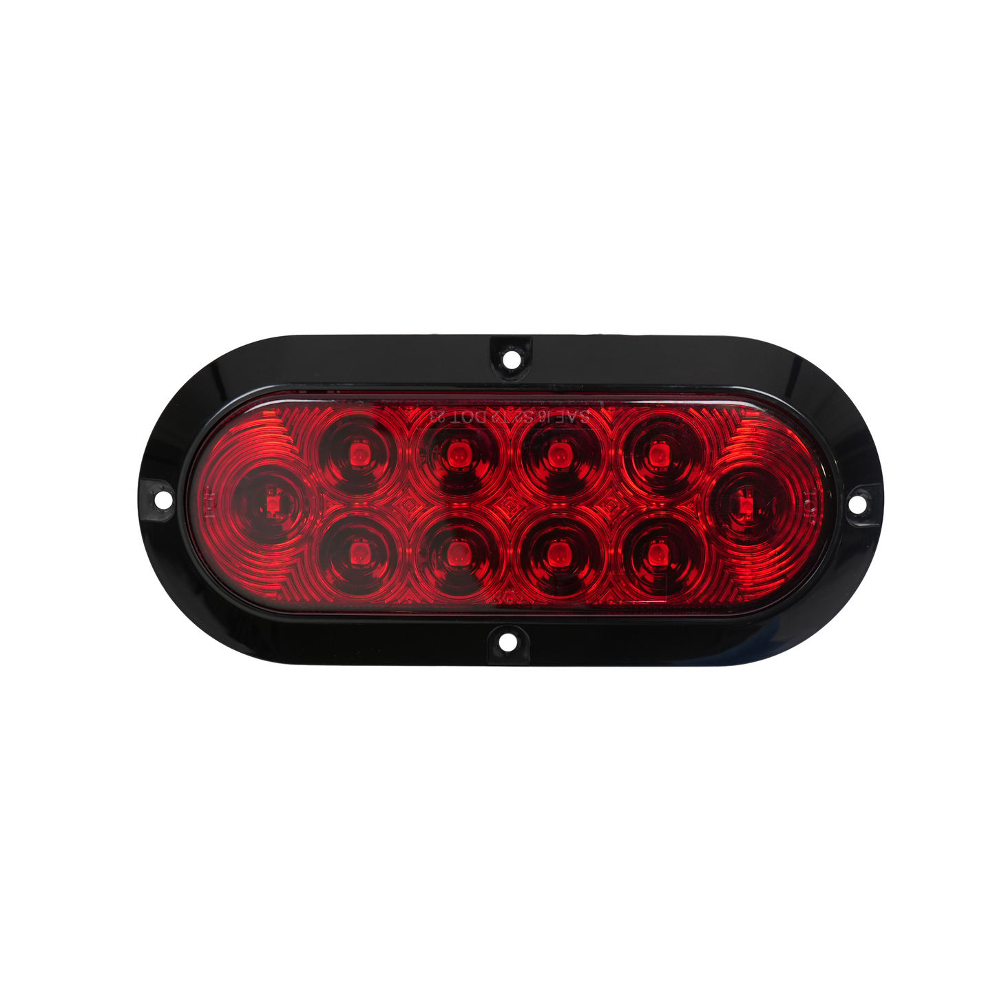 LED Light, Oval, Stop, Turn & Tail, Red, Pre-wired