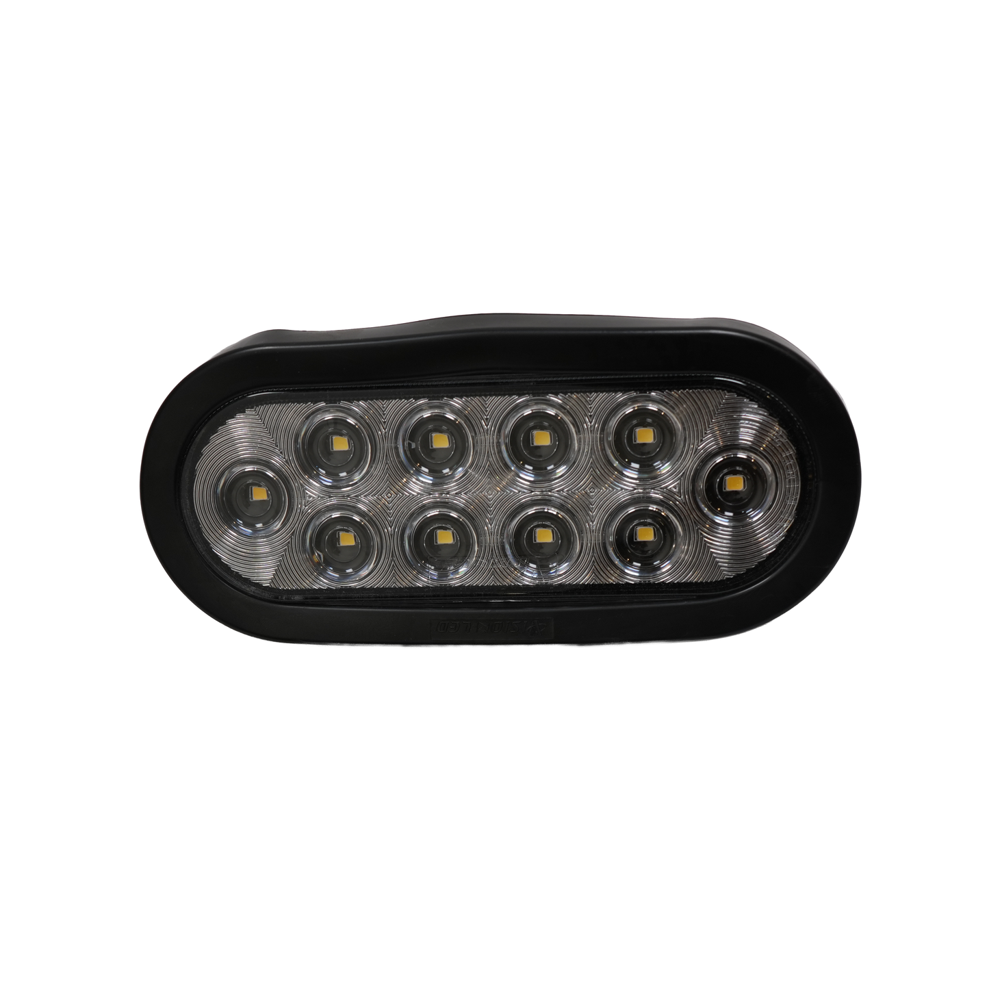 LED Light, Oval, Back-Up, LED, Clear, Kit with Grommet & Plug