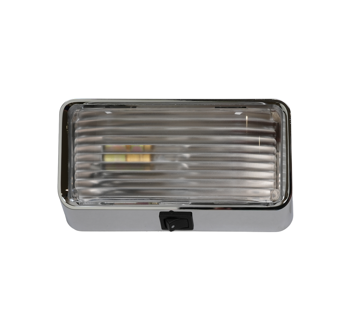 Incandescent Dome Light, Rectangular, Clear, W/On-Off Switch