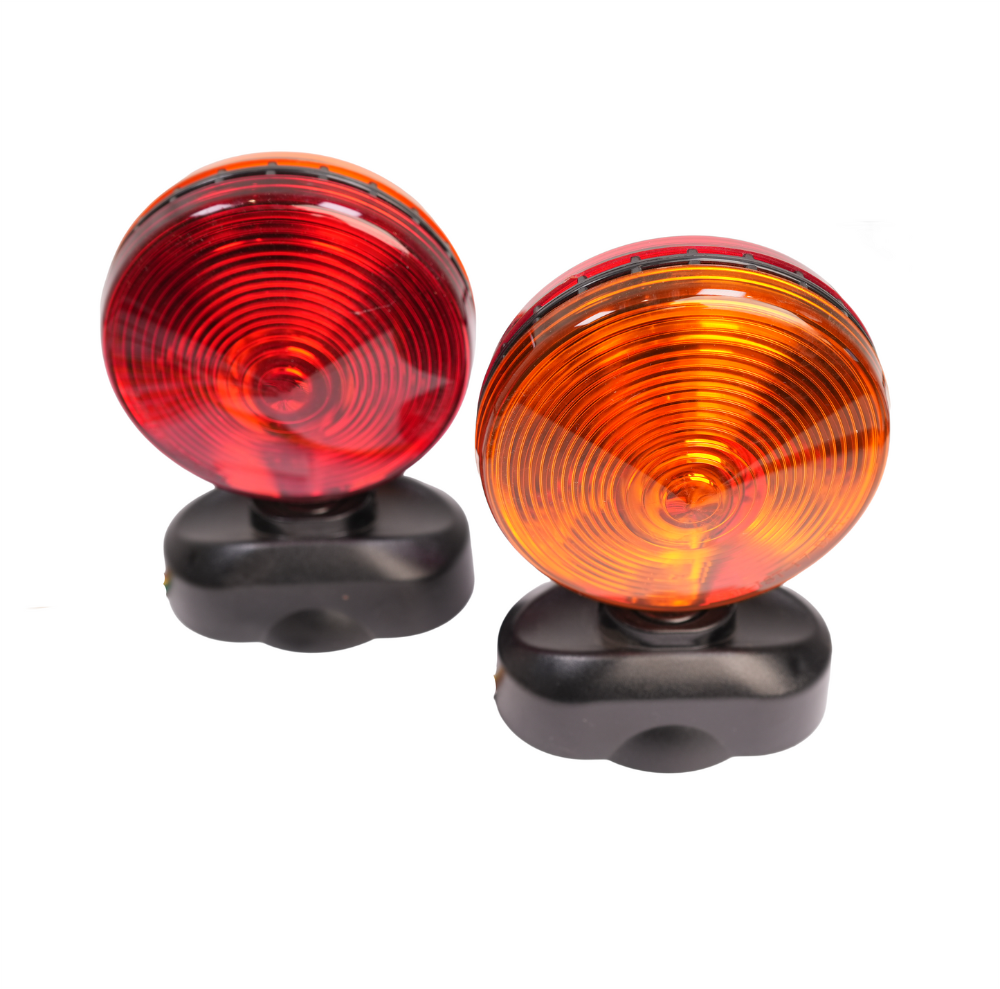 Incandescent Double Face Magnetic Tow Light Kit, With 25' Four-Wire Harness And Flat Connector