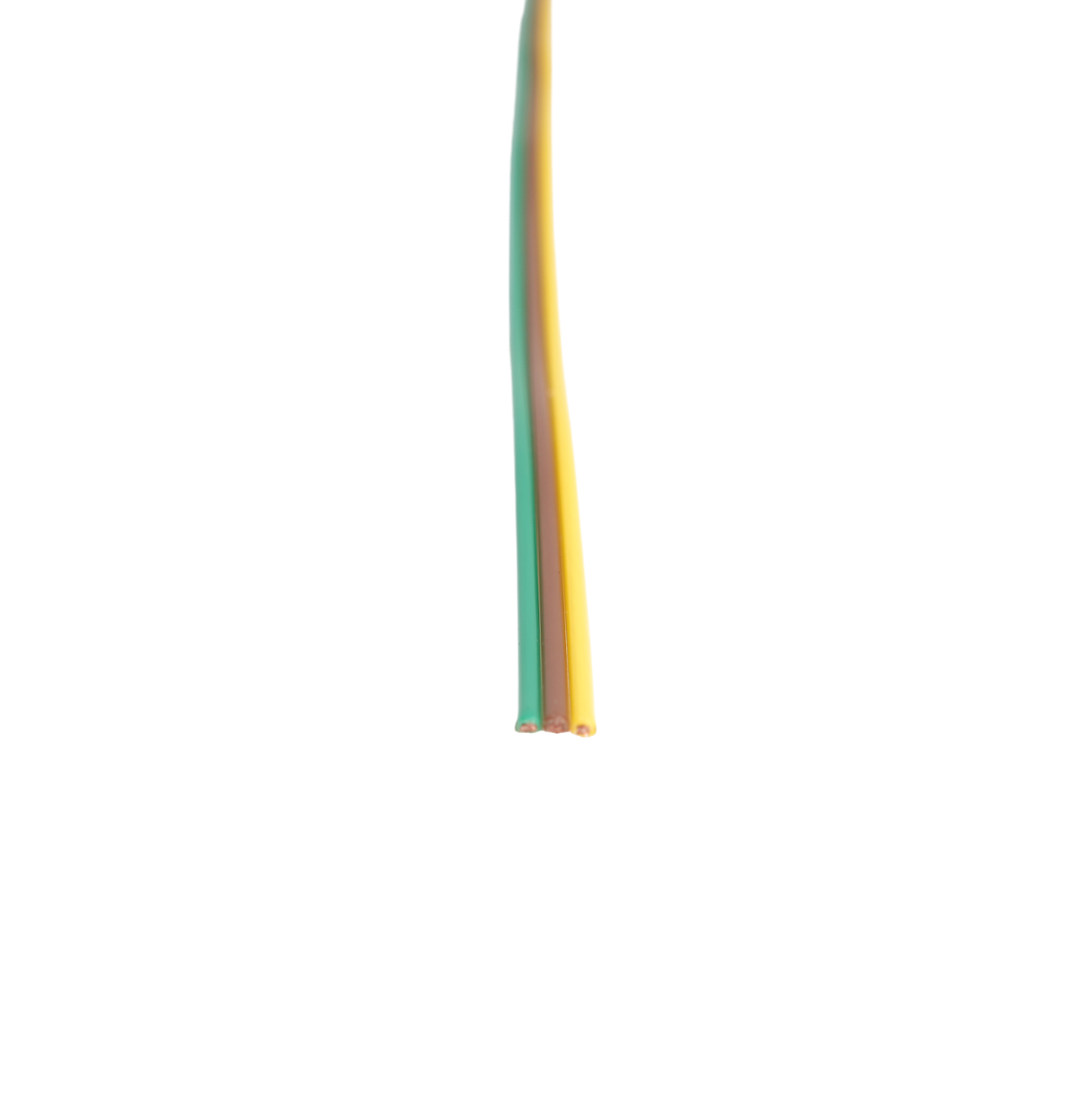 Cable, 3-Way, flat, 16 Ga., 1 YELLOW, 1 BROWN, 1 GREEN.