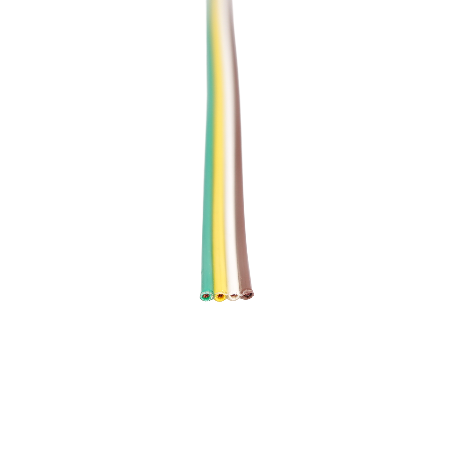 Cable, 4-Way, Flat, 16 Ga., BROWN, WHITE, YELLOW, & GREEN