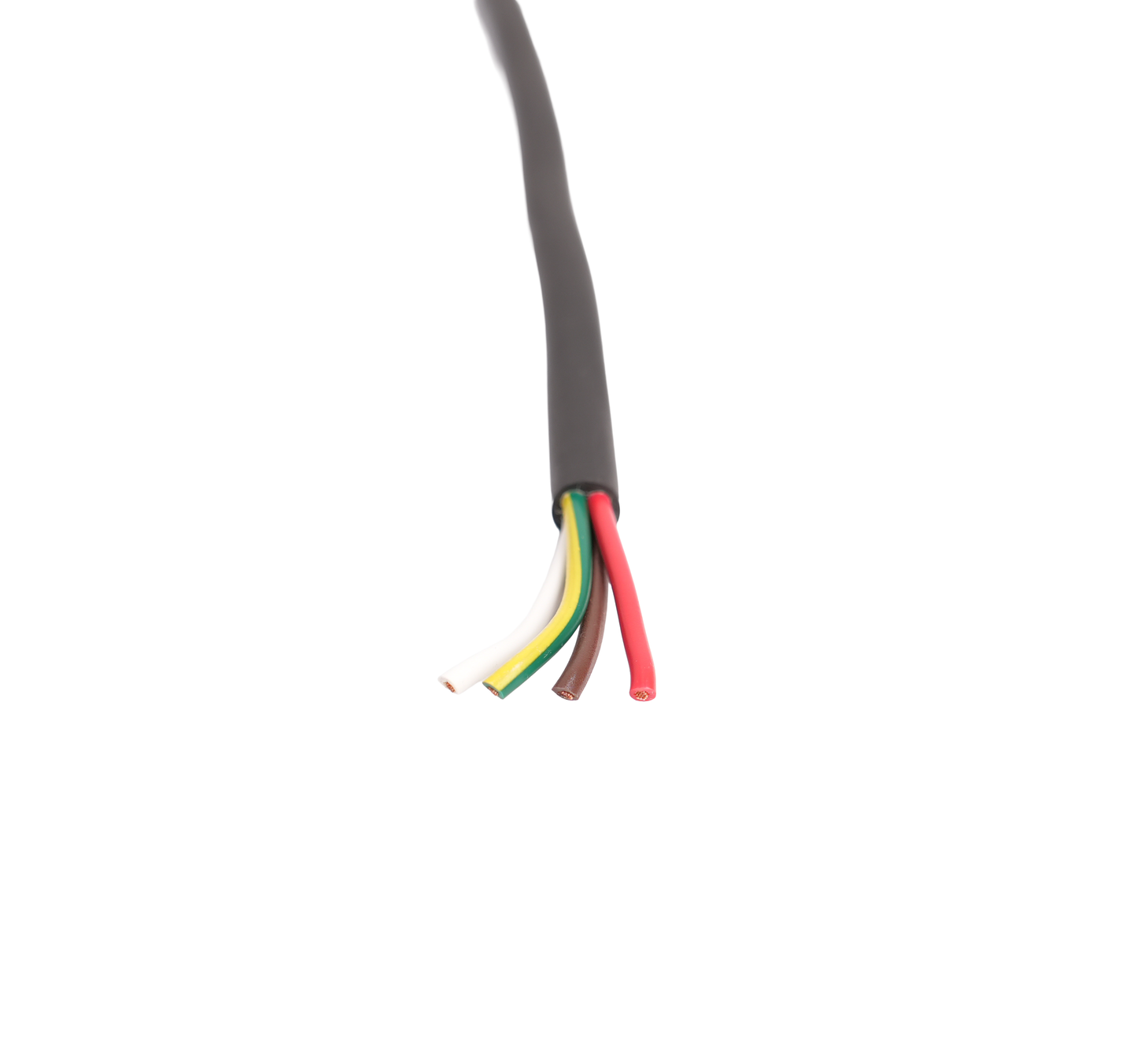 4-Way 16 Gauge Jacketed Trailer Cable- Pressure Type; Inner Wires: 16 Gauge