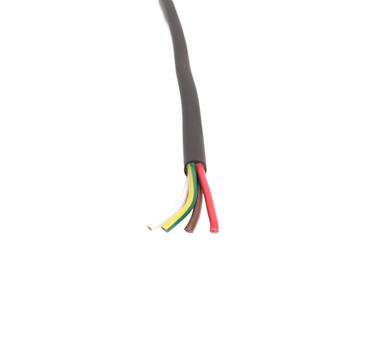 4-Way 16 Gauge Jacketed Trailer Cable- Pressure Type; Inner Wires: 16 Gauge