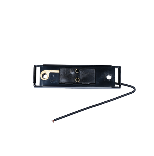 Mounting Bracket, BLACK, Rectangular, For 3,3/4" x 1,3/16", Clearance/Marker, Fender-Mount
