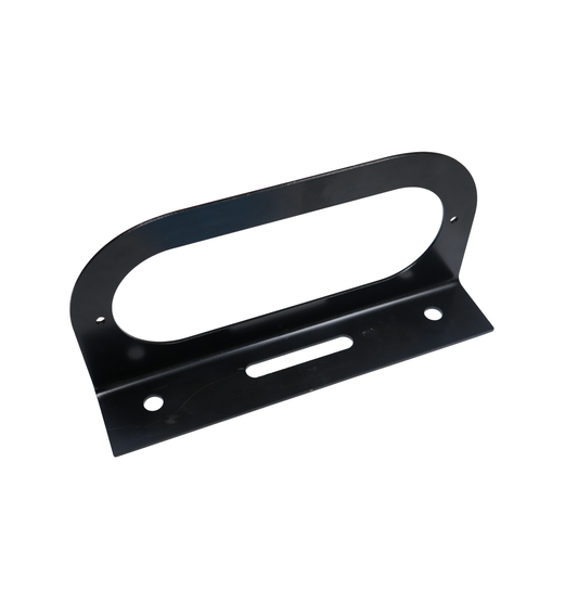 6" Oval Black Mounting Bracket