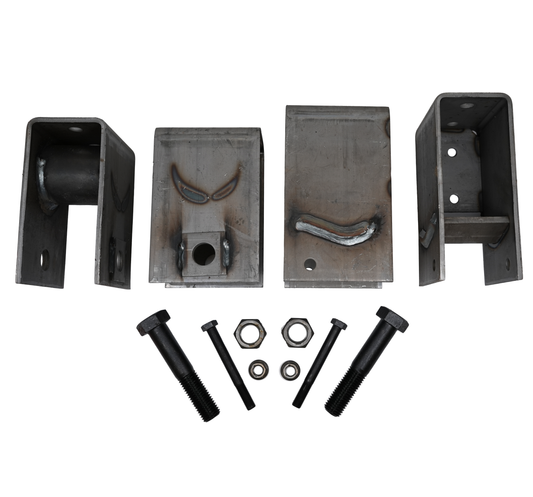 Hanger Kit, Single Axle, 10K Heavy Duty - 15K., For 1" Spring Eye
