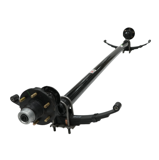4" Drop, 6,000 Lbs. GR Idler Axle, E-Z Lube Spindle, Cambered