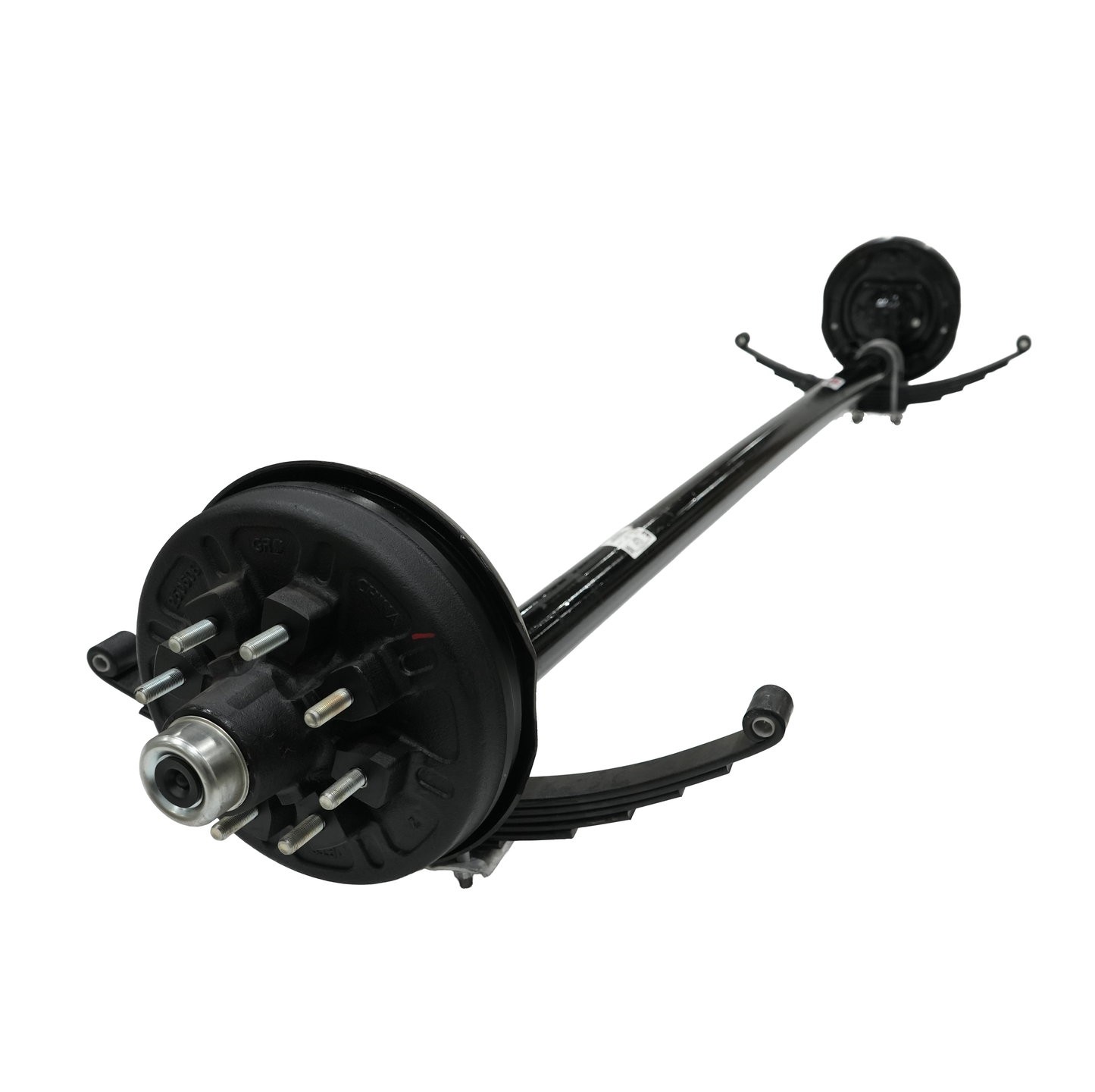 4" Drop, 7,000 Lbs. GR Electric Brake Axle, E-Z Lube Spindle, Cambered