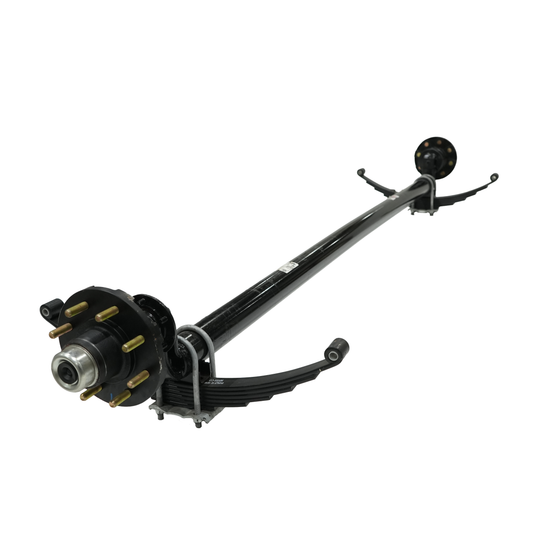 4" Drop, 7,000 Lbs. GR Idler Axle, E-Z Lube Spindle, Cambered